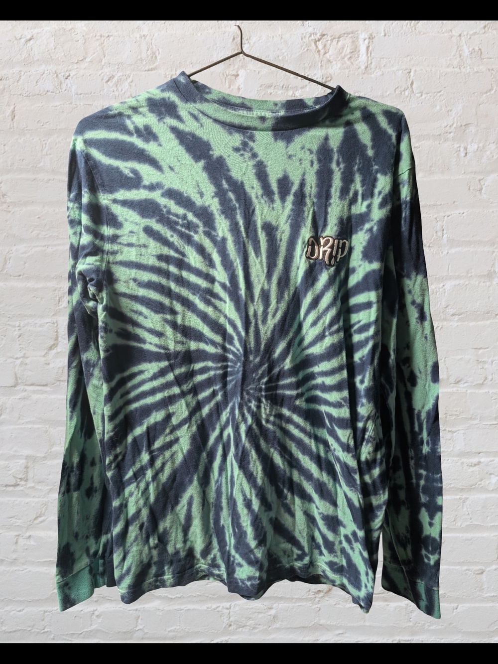 Eighty Eight Brand Tie-Dye Long Sleeve Shirt - Medium